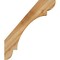Ekena Millwork 6"W x 24"D x 28"H Olympic Rough Sawn Knee Brace, Western Red Cedar BRC06X24X28OLY00RWR - alternate 3